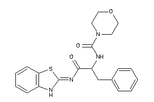 N-[2-(3H-1,3-benzothiazol-2-ylideneamino)-1-benzyl-2-keto-ethyl]morpholine-4-carboxamide