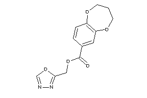 3,4-dihydro-2H-1,5-benzodioxepine-7-carboxylic Acid 1,3,4-oxadiazol-2-ylmethyl Ester