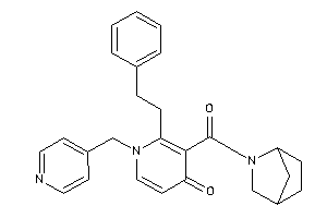 Image of 3-(5-azabicyclo[2.2.1]heptane-5-carbonyl)-2-phenethyl-1-(4-pyridylmethyl)-4-pyridone