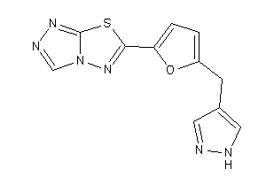 Image of 6-[5-(1H-pyrazol-4-ylmethyl)-2-furyl]-[1,2,4]triazolo[3,4-b][1,3,4]thiadiazole