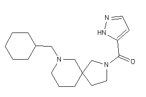 [7-(cyclohexylmethyl)-3,7-diazaspiro[4.5]decan-3-yl]-(1H-pyrazol-5-yl)methanone