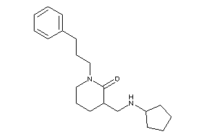 3-[(cyclopentylamino)methyl]-1-(3-phenylpropyl)-2-piperidone