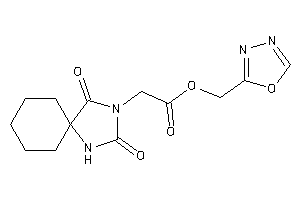 2-(2,4-diketo-1,3-diazaspiro[4.5]decan-3-yl)acetic Acid 1,3,4-oxadiazol-2-ylmethyl Ester