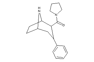 (3-phenyl-8-azabicyclo[3.2.1]octan-2-yl)-pyrrolidino-methanone