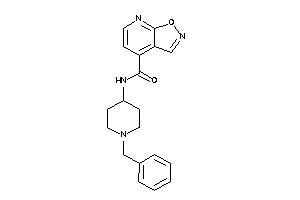 N-(1-benzyl-4-piperidyl)isoxazolo[5,4-b]pyridine-4-carboxamide