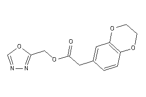 2-(2,3-dihydro-1,4-benzodioxin-6-yl)acetic Acid 1,3,4-oxadiazol-2-ylmethyl Ester