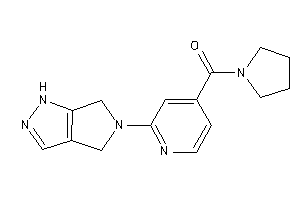 [2-(4,6-dihydro-1H-pyrrolo[3,4-c]pyrazol-5-yl)-4-pyridyl]-pyrrolidino-methanone