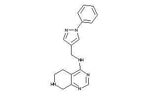 (1-phenylpyrazol-4-yl)methyl-(5,6,7,8-tetrahydropyrido[3,4-d]pyrimidin-4-yl)amine