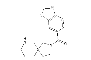 1,3-benzothiazol-6-yl(3,7-diazaspiro[4.5]decan-3-yl)methanone