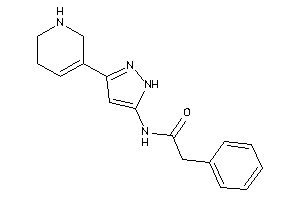 2-phenyl-N-[3-(1,2,3,6-tetrahydropyridin-5-yl)-1H-pyrazol-5-yl]acetamide