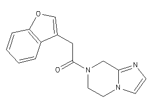 2-(benzofuran-3-yl)-1-(6,8-dihydro-5H-imidazo[1,2-a]pyrazin-7-yl)ethanone