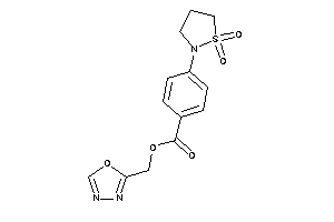 4-(1,1-diketo-1,2-thiazolidin-2-yl)benzoic Acid 1,3,4-oxadiazol-2-ylmethyl Ester