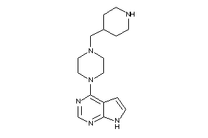 4-[4-(4-piperidylmethyl)piperazino]-7H-pyrrolo[2,3-d]pyrimidine