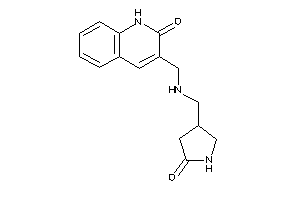 3-[[(5-ketopyrrolidin-3-yl)methylamino]methyl]carbostyril