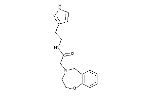 2-(3,5-dihydro-2H-1,4-benzoxazepin-4-yl)-N-[2-(1H-pyrazol-3-yl)ethyl]acetamide