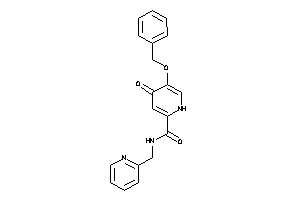 5-benzoxy-4-keto-N-(2-pyridylmethyl)-1H-pyridine-2-carboxamide