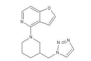 4-[3-(triazol-1-ylmethyl)piperidino]furo[3,2-c]pyridine