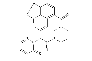 2-[2-[3-(acenaphthene-5-carbonyl)piperidino]-2-keto-ethyl]pyridazin-3-one