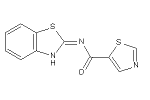 N-(3H-1,3-benzothiazol-2-ylidene)thiazole-5-carboxamide