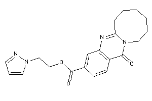 13-keto-6,7,8,9,10,11-hexahydroazocino[2,1-b]quinazoline-3-carboxylic Acid 2-pyrazol-1-ylethyl Ester