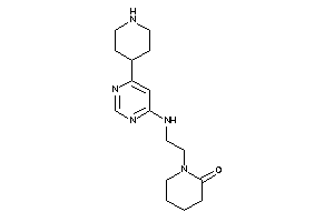 1-[2-[[6-(4-piperidyl)pyrimidin-4-yl]amino]ethyl]-2-piperidone