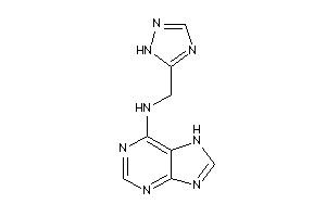 7H-purin-6-yl(1H-1,2,4-triazol-5-ylmethyl)amine
