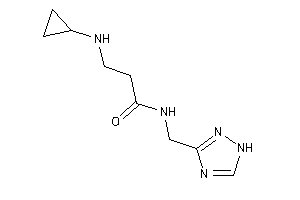 3-(cyclopropylamino)-N-(1H-1,2,4-triazol-3-ylmethyl)propionamide