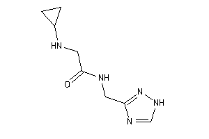 2-(cyclopropylamino)-N-(1H-1,2,4-triazol-3-ylmethyl)acetamide