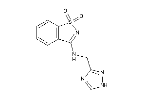 Image of (1,1-diketo-1,2-benzothiazol-3-yl)-(1H-1,2,4-triazol-3-ylmethyl)amine