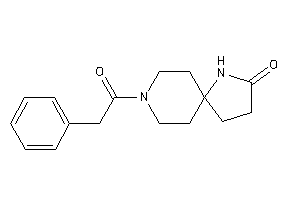 8-(2-phenylacetyl)-4,8-diazaspiro[4.5]decan-3-one