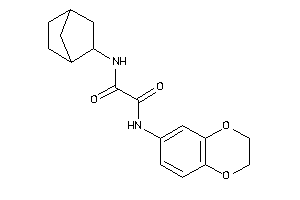 N'-(2,3-dihydro-1,4-benzodioxin-6-yl)-N-(2-norbornyl)oxamide