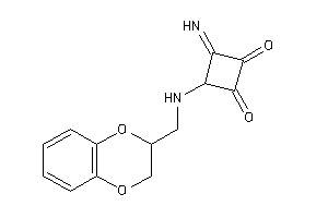 3-(2,3-dihydro-1,4-benzodioxin-3-ylmethylamino)-4-imino-cyclobutane-1,2-quinone