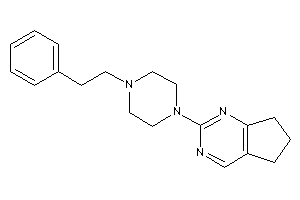 2-(4-phenethylpiperazino)-6,7-dihydro-5H-cyclopenta[d]pyrimidine