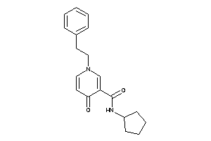 N-cyclopentyl-4-keto-1-phenethyl-nicotinamide