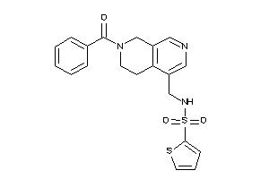 N-[(7-benzoyl-6,8-dihydro-5H-2,7-naphthyridin-4-yl)methyl]thiophene-2-sulfonamide