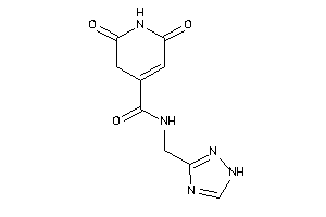 2,6-diketo-N-(1H-1,2,4-triazol-3-ylmethyl)-3H-pyridine-4-carboxamide