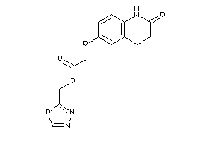 2-[(2-keto-3,4-dihydro-1H-quinolin-6-yl)oxy]acetic Acid 1,3,4-oxadiazol-2-ylmethyl Ester