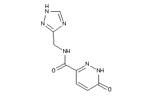 6-keto-N-(1H-1,2,4-triazol-3-ylmethyl)-1H-pyridazine-3-carboxamide