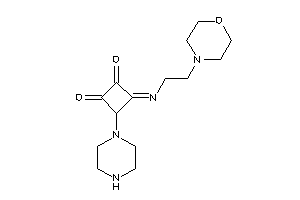 3-(2-morpholinoethylimino)-4-piperazino-cyclobutane-1,2-quinone