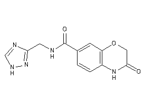 3-keto-N-(1H-1,2,4-triazol-3-ylmethyl)-4H-1,4-benzoxazine-7-carboxamide