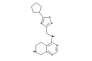 (5-cyclopentyl-1,2,4-oxadiazol-3-yl)methyl-(5,6,7,8-tetrahydropyrido[3,4-d]pyrimidin-4-yl)amine