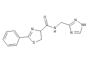 2-phenyl-N-(1H-1,2,4-triazol-3-ylmethyl)-2-thiazoline-4-carboxamide