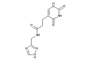 3-(2,4-diketo-1H-pyrimidin-5-yl)-N-(1H-1,2,4-triazol-3-ylmethyl)propionamide