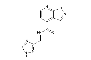 N-(1H-1,2,4-triazol-3-ylmethyl)isoxazolo[5,4-b]pyridine-4-carboxamide