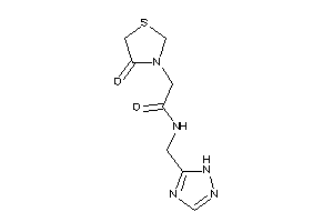 2-(4-ketothiazolidin-3-yl)-N-(1H-1,2,4-triazol-5-ylmethyl)acetamide