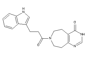 7-[3-(1H-indol-3-yl)propanoyl]-5,6,8,9-tetrahydro-3H-pyrimido[4,5-d]azepin-4-one