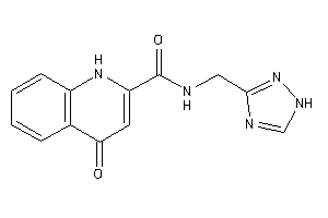 4-keto-N-(1H-1,2,4-triazol-3-ylmethyl)-1H-quinoline-2-carboxamide