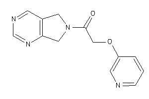 1-(5,7-dihydropyrrolo[3,4-d]pyrimidin-6-yl)-2-(3-pyridyloxy)ethanone