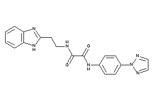 N-[2-(1H-benzimidazol-2-yl)ethyl]-N'-[4-(triazol-2-yl)phenyl]oxamide