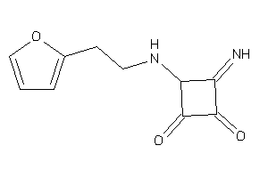 3-[2-(2-furyl)ethylamino]-4-imino-cyclobutane-1,2-quinone